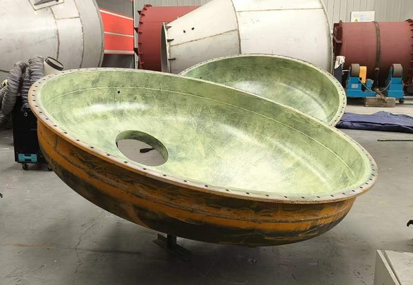 江蘇兆輝板襯四氟封頭